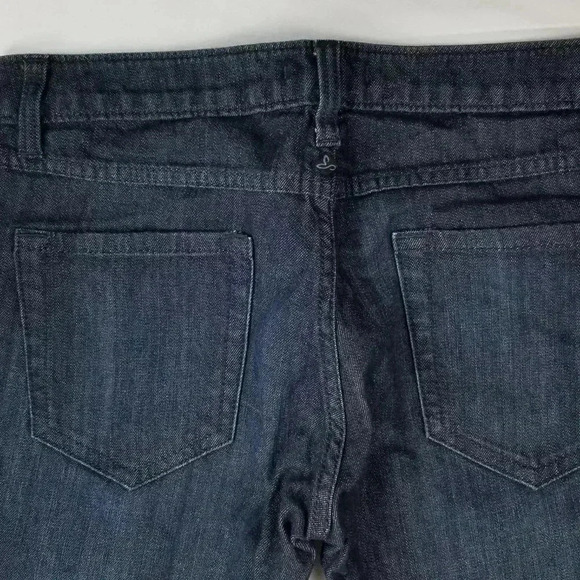 Prana Size 4 Embroidered Logo Women's Blue Jeans - Picture 7 of 9